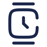 Watch Square Minimalistic SVG Icon